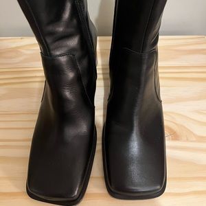 Black Leather Boots